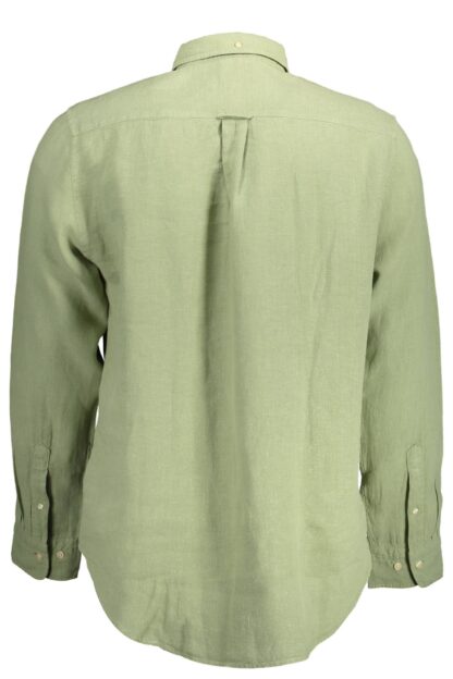 Gant - Green Linen Men Shirt