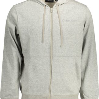 Calvin Klein - Gray Cotton Men Sweater