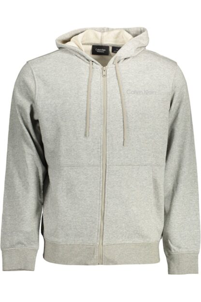 Calvin Klein - Gray Cotton Men Sweater