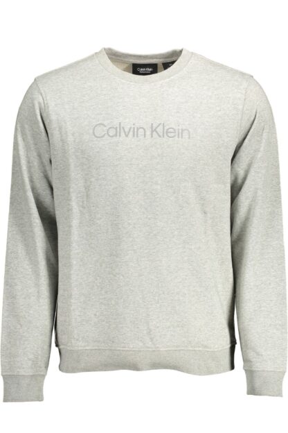 Calvin Klein - Gray Cotton Men Sweater