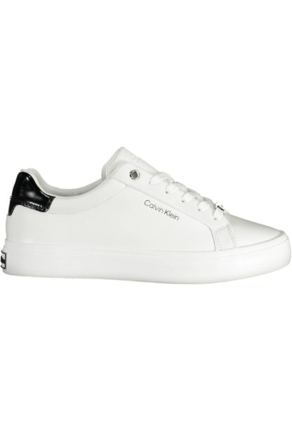 Calvin Klein - White Leather Women Sneaker