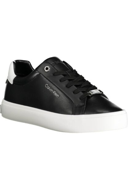 Calvin Klein - Black Leather Women Sneaker