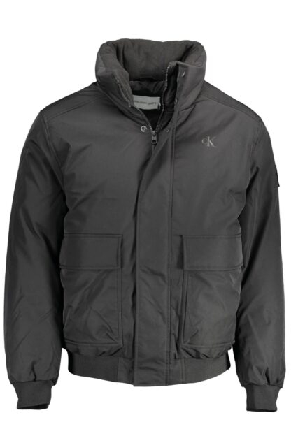 Calvin Klein - Black Recycled Polyester Men Jacket