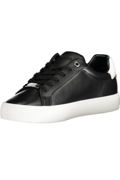 Calvin Klein - Black Leather Women Sneaker