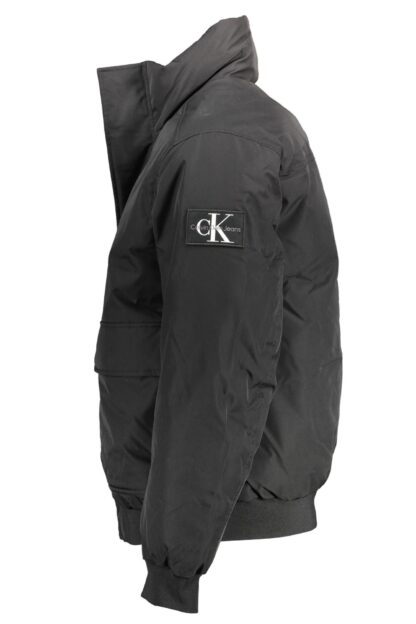 Calvin Klein - Black Recycled Polyester Men Jacket