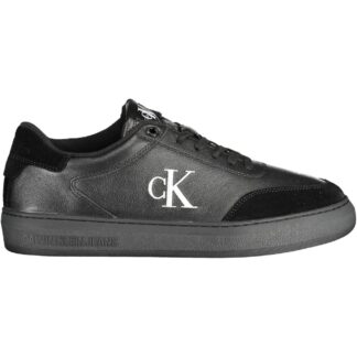 Calvin Klein - Black Leather Men Sneaker