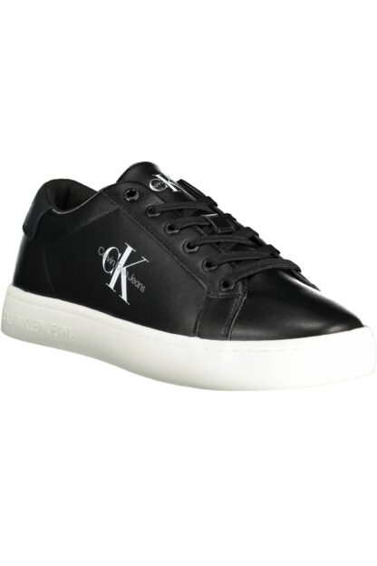 Calvin Klein - Black Leather Men Sneaker