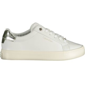 Calvin Klein - White Leather Women Sneaker