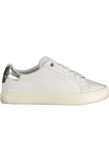 Calvin Klein - White Leather Women Sneaker