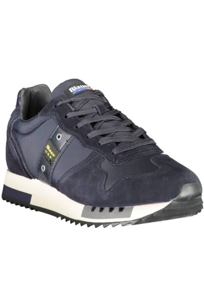 Blauer - Blue Polyester Men Sneaker