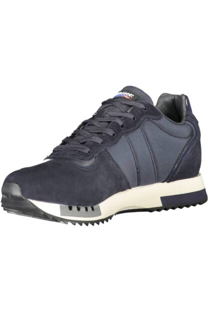 Blauer - Blue Polyester Men Sneaker