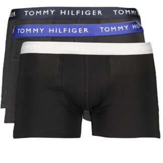 Tommy Hilfiger - Black Cotton Men Trunk