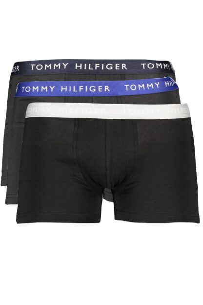 Tommy Hilfiger - Black Cotton Men Trunk