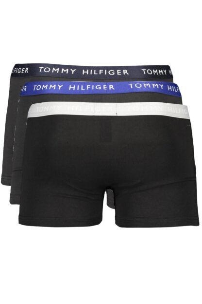 Tommy Hilfiger - Black Cotton Men Trunk