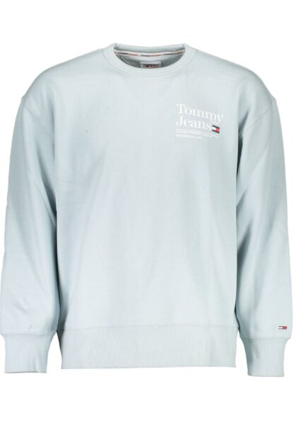 Tommy Hilfiger - Light Blue Cotton Men Sweater