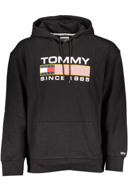 Tommy Hilfiger - Black Cotton Men Sweater