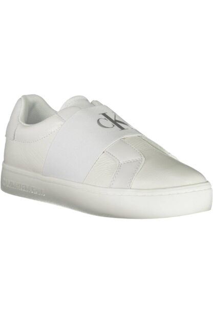 Calvin Klein - White Leather Women Sneaker