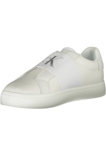 Calvin Klein - White Leather Women Sneaker