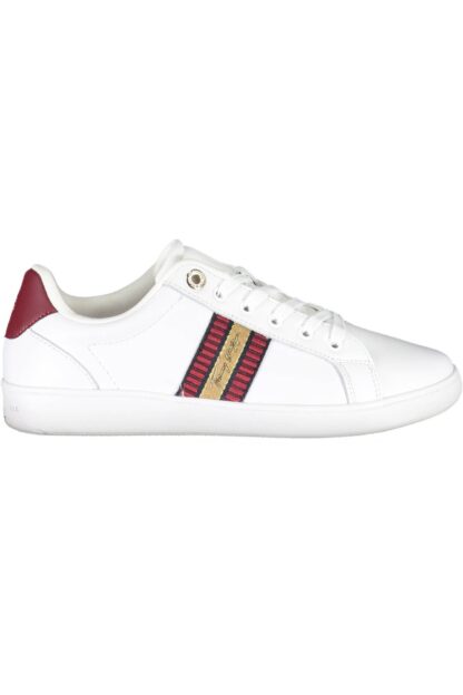 Tommy Hilfiger - White Leather Women Sneaker