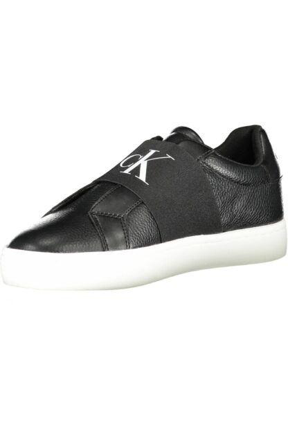 Calvin Klein - Black Leather Women Sneaker