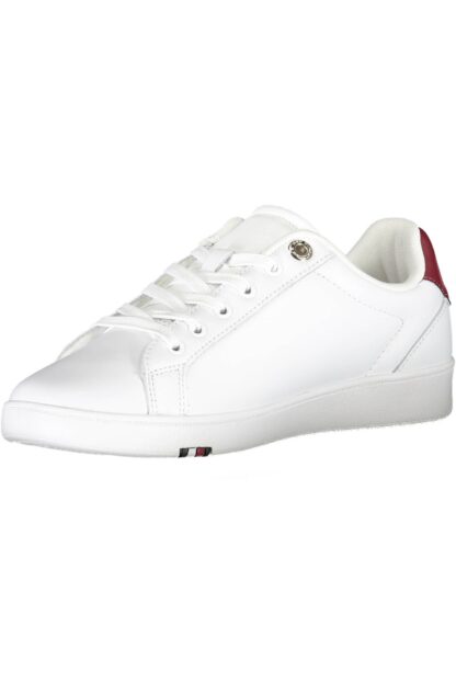 Tommy Hilfiger - White Leather Women Sneaker