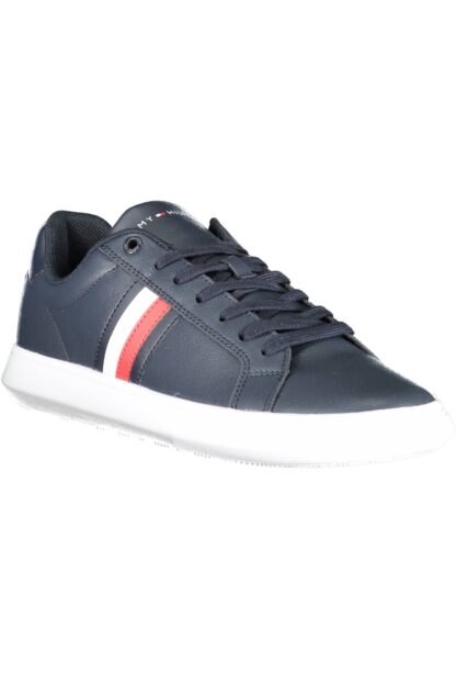 Tommy Hilfiger - Blue Recycled Polyester Men Sneaker