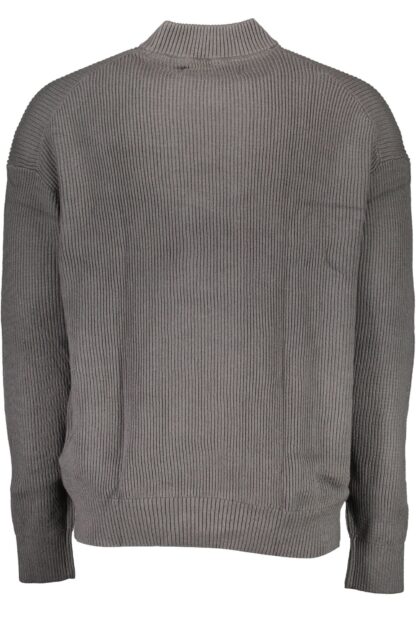 Calvin Klein - Gray Cotton Men Sweater