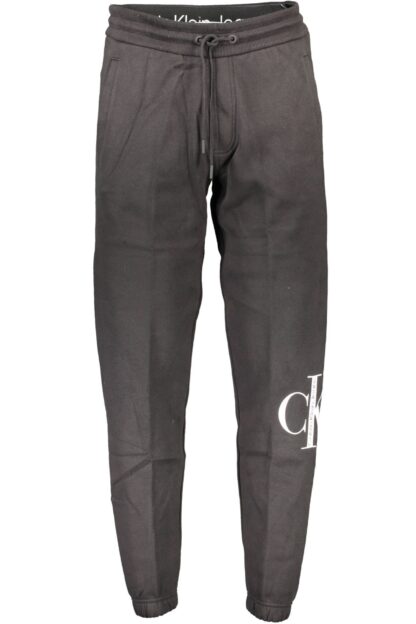 Calvin Klein - Black Cotton Men Sports Trouser