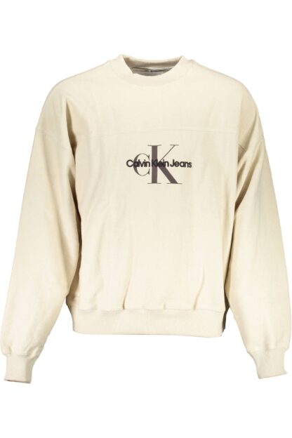 Calvin Klein - Beige Cotton Men Sweater