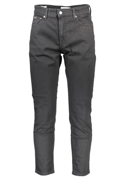 Calvin Klein - Black Cotton Men Jeans