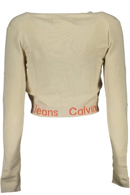 Calvin Klein - Beige Lyocell Women Sweater