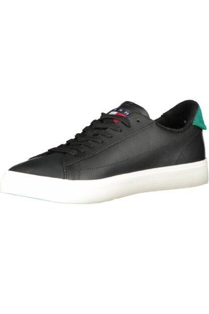 Tommy Hilfiger - Black Recycled Polyester Men Sneaker