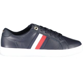 Tommy Hilfiger - Black Leather Women Sneaker