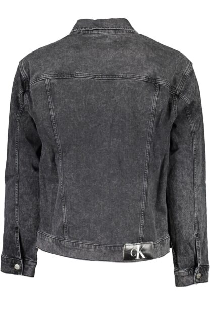 Calvin Klein - Black Cotton Men's Denim Jacket