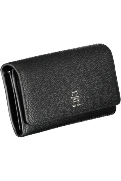 Tommy Hilfiger - Black Polyurethane Women Wallet