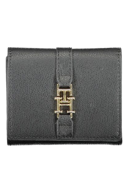 Tommy Hilfiger - Black Polyurethane Women Wallet