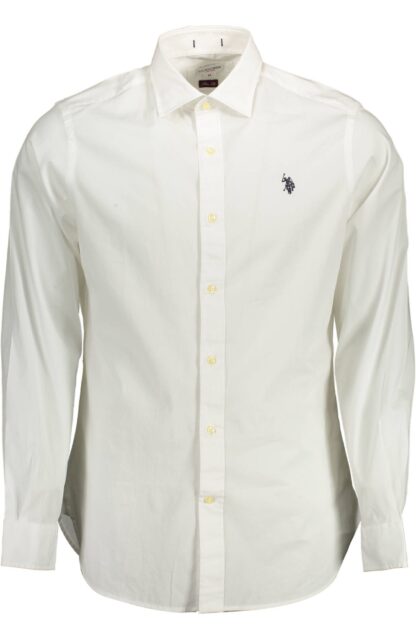 U.S. POLO ASSN. - White Cotton Men Shirt