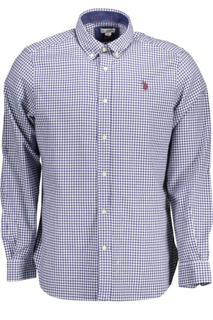 U.S. POLO ASSN. - Light Blue Cotton Men Shirt