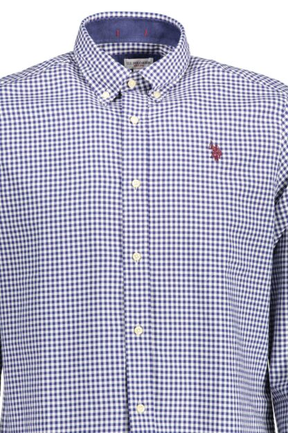 U.S. POLO ASSN. - Light Blue Cotton Men Shirt