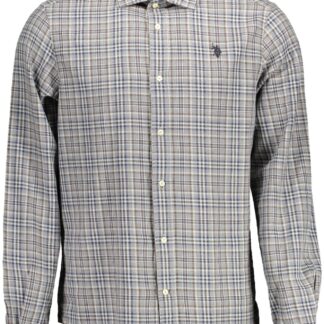 U.S. POLO ASSN. - Light Blue Cotton Men Shirt