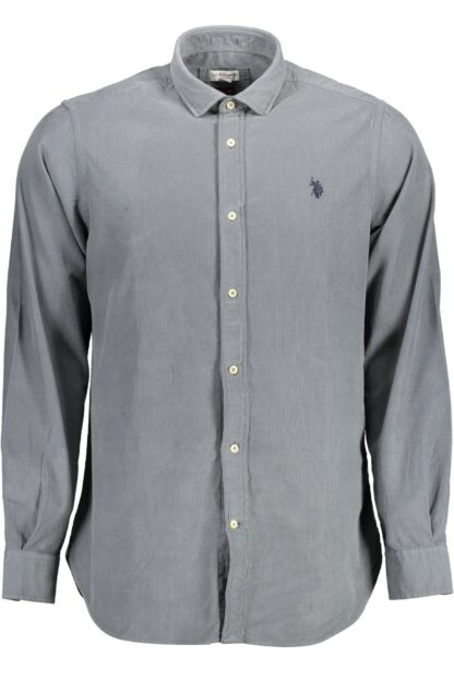 U.S. POLO ASSN. - Blue Cotton Men Shirt