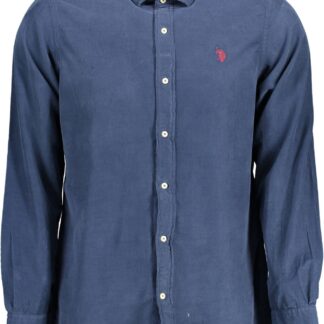 U.S. POLO ASSN. - Blue Cotton Men Shirt