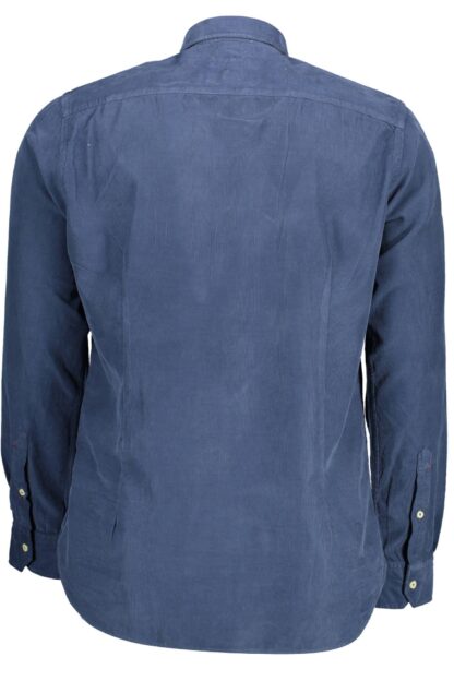 U.S. POLO ASSN. - Blue Cotton Men Shirt