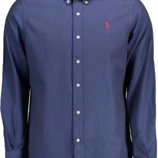 U.S. POLO ASSN. - Light Blue Cotton Men Shirt