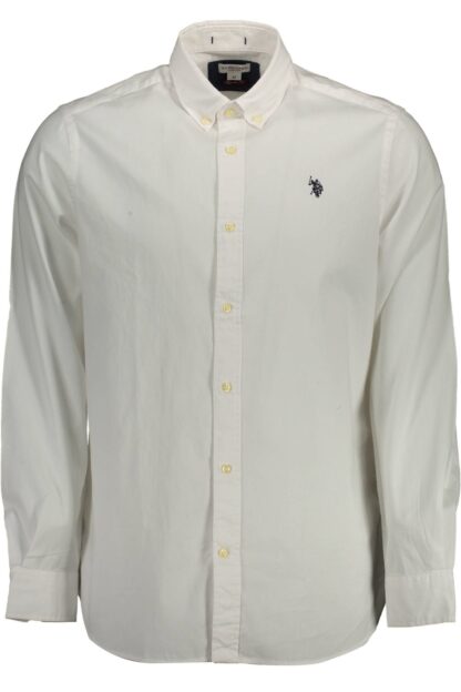 U.S. POLO ASSN. - White Cotton Men Shirt