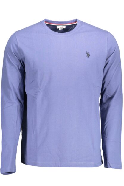 U.S. POLO ASSN. - Blue Cotton Men T-Shirt