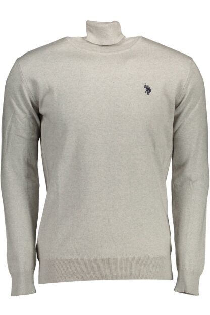 U.S. POLO ASSN. - Gray Cotton Men Sweater