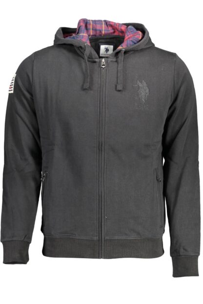 U.S. POLO ASSN. - Black Cotton Men Sweater