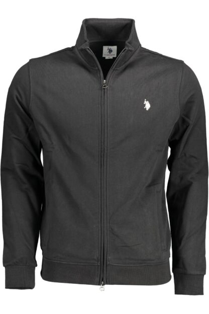 U.S. POLO ASSN. - Black Cotton Men Sweater