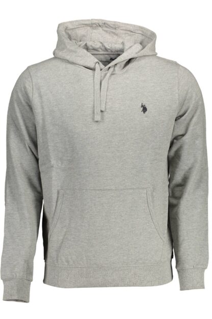 U.S. POLO ASSN. - Gray Cotton Men Sweater